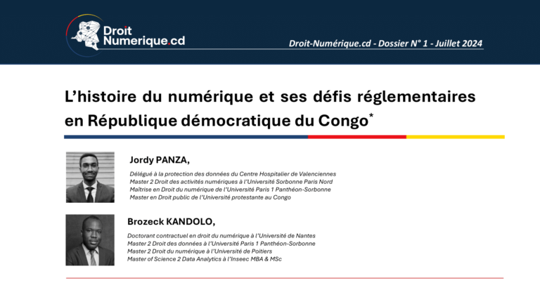 L’histoire du numérique et ses défis réglementaires en République démocratique du Congo