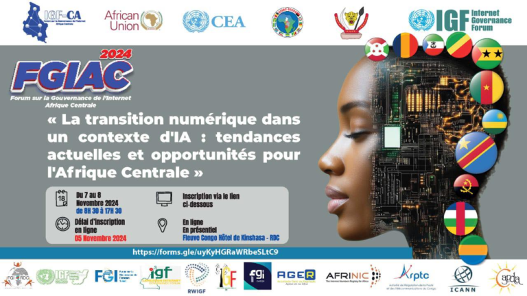 Droit-Numérique.cd au Forum sur la Gouvernance de l’Internet en Afrique Centrale