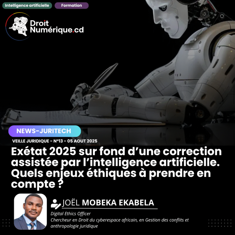 Exétat 2025 sur fond d’une correction assistée par l’intelligence artificielle. Quels enjeux éthiques à prendre en compte ?